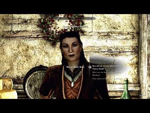 Skyrim SE Mavin Blackbrier meets Jerika the Vampire 2