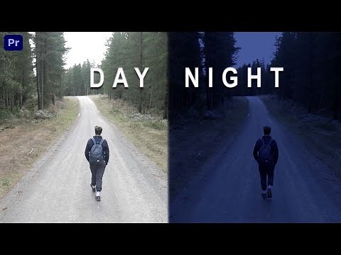 Easy Way to turn Day to Night in Video - Adobe Premiere Pro