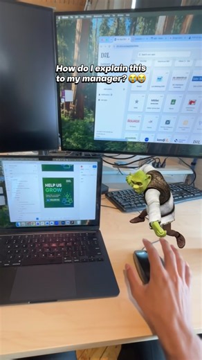 Just a regular day at the office…except my virtual co-worker is messing around! 😭 #d2l #officehumor #work