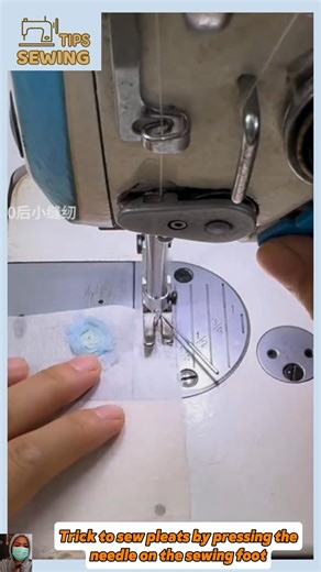 34K views · 145 reactions | Trick to sew pleats by pressing the needle on the sewing foot #tips #tipsandtricks #sewing #sewinghacks #tipsandtrick | Sewing Tips | Facebook