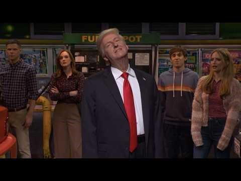 Trump Roasts Timothée Chalamet & Harry Styles on SNL Cold Open | Gas Prices, Iran & More