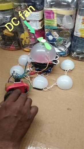 Powerful metal gear motor to power LED bulbs and DC fans #shortvideo #shorts