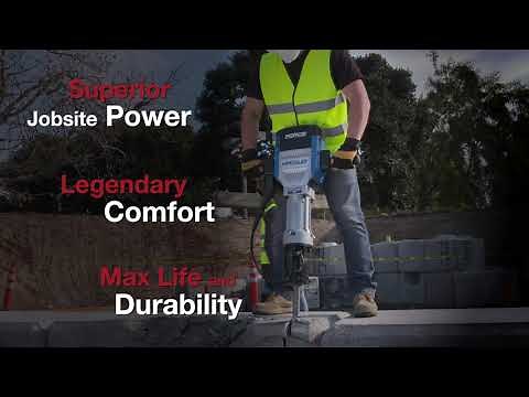 HERCULES 1-1/8 In. Hex Breaker Hammer - Item 56407