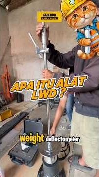 LWD Lightweight Deflectometer alat teknik sipil
