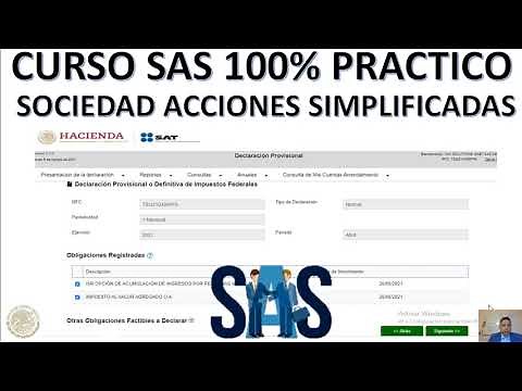 CURSO SAS BLOQUE 1| SOCIEDAD POR ACCIONES SIMPLIFICADAS 100% PRACTICO