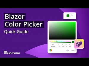 Blazor Color Picker: The Ultimate Feature Walkthrough