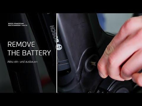 Multicharger: How to remove and install the Bosch PowerTube-battery