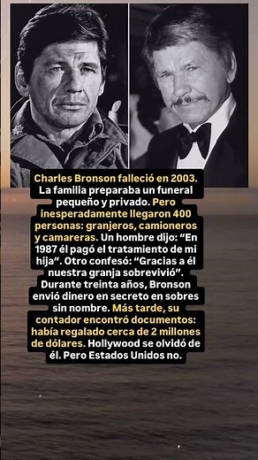 Por qué 400 desconocidos asistieron al funeral de Charles Bronson