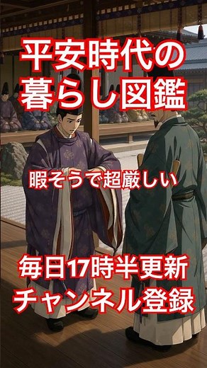 平安貴族、仕事より作法が厳しすぎ #歴史 #アニメ # #雑学 #日本史 #平安時代