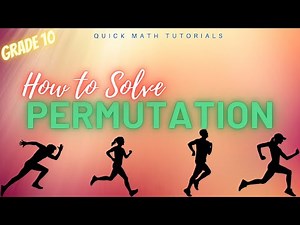 Permutation (How to Solve) | Grade 10 Math - 3rd Grading