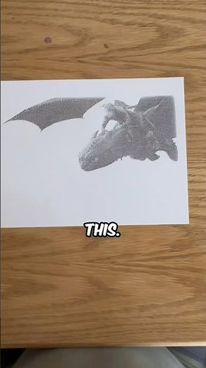 “How to train your dragon” drawing! #howtotrainyourdragondrawing #howtotrainyourdragon #toothless