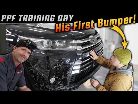 PPF Training: Teaching a Beginner How to Install a Front Bumper (Step-by-Step)