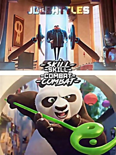 Gru vs Po | #shorts