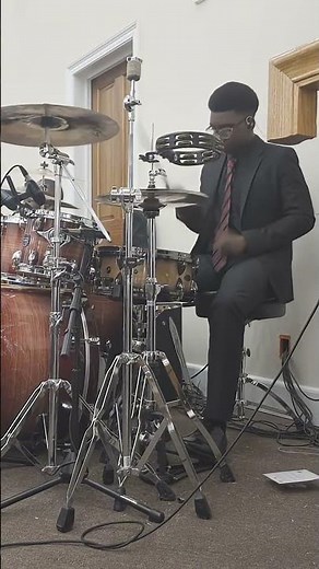 Playing Look Where He Brought Me From on Drums (Camera Footage) #officialjls #gospel #drums #churchy