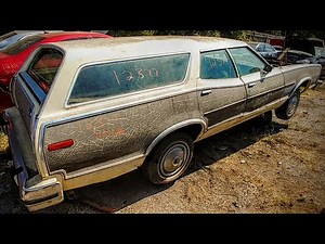 Rare 1977 Mercury Cougar Villager Wagon Junkyard Find