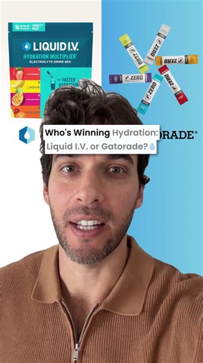 Adam Treboutat: TNT Growth on Instagram: "Liquid IV vs Gatorade is a distribution story, not a product one. One is built for D2C scale and creator volume. The other still wins on shelves and sidelines. Different games. Different outcomes. Who’s really winning right now?"
