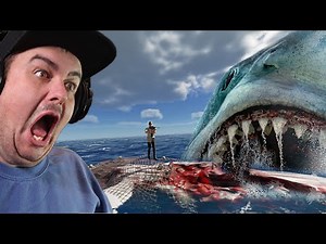 FIGHTING A MEGALODON | STRANDED DEEP PT 7