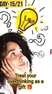#treat your overthinking as a gift or ✨#Mind reprogram series 🧠😱😱#lifecoacha #stresscontrol#stres#yt