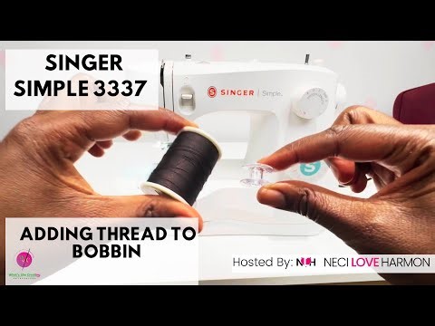 Adding Thread To Bobbin-Singer Simple 3337 Part 2