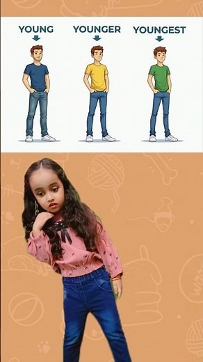 Learn easy english grammar for kids Er Est 📔✨ | learn with cartoon animation