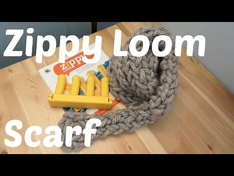 Zippy Loom Scarf