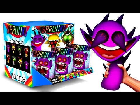 TODAS LAS Sprunki FASES CAJAS MISTERIOSAS - NUEVA FASE 1-100 MINIFIGURES, SPRUNKI UNBOXING Gameplay