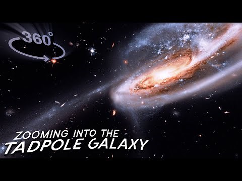 Go Inside the Stunning TadPole Galaxy: A 360° VR Experience [4K]
