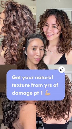 Reply to @nora.denisee starting a series on: How to get your natural curls or waves back from years of damage! 💪🏼 follow along 🤗