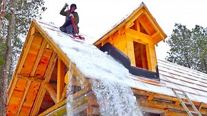 1.7M views · 28K reactions | The Ultimate Cold Weather Challenge Mountain Shelter Building #forestcabin #adventure #wilderness #camping #bushcraftcamping​ #logcabin #cabin #survival | Alex Bushcraft | Facebook