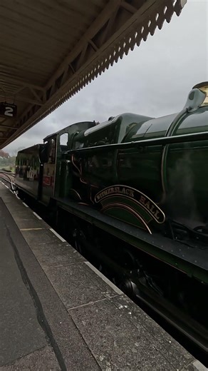 Steam Locomotive 6990 departing station tender first #railwaycontent #steamengine #steamlocomotive