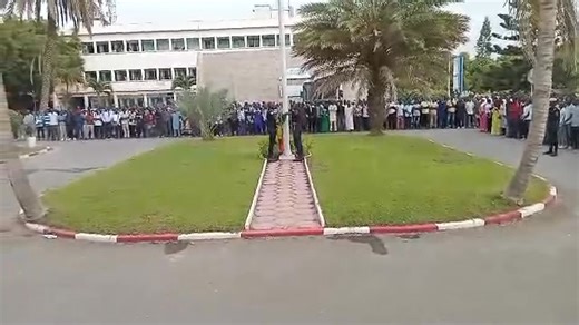 6.8K views · 114 reactions | Cérémonie de levée des couleurs ce lundi 1er décembre 2025 à la FASTEF avec la participation de l'Ecole nationale de Police et de la Formation permanente et des élèves du Lycée Thierno Seydou Nourou Tall de Dakar. | Faculté des Sciences et Technologies de l'Education et de la Formation | Facebook