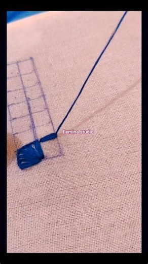 hand embroidery border design ✨🧵🪡📌#embroidery #fypシ゚viral #trending #art