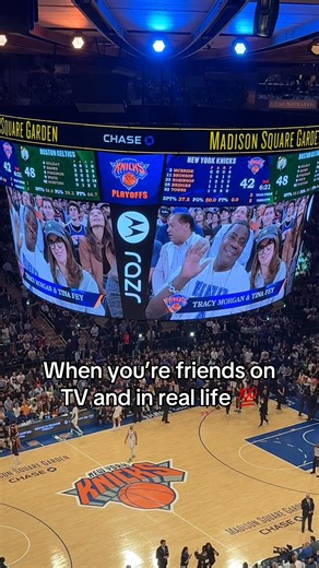 Tracy Morgan and Tina Fey are hanging out at Game 4 between the Celtics and the Knicks | New York Post Sports