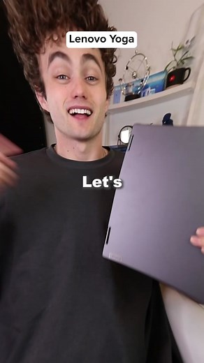 Reviewing the Lenovo Yoga 7 laptop 🤔 #LenovoYoga #ad #TechForStudents #BacktoSchool #students #school #tech #techreview