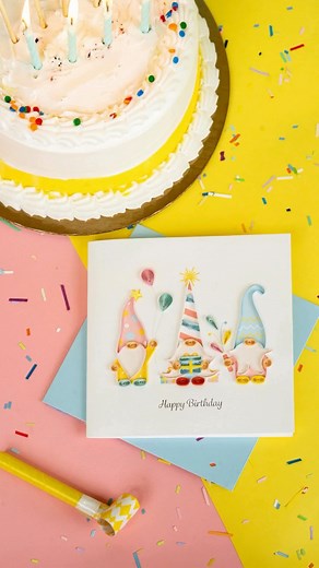 22 reactions | Who says you can’t have your cake, eat it, and keep the card too?  Shop our collection to find the perfect happy birthday card—one as unforgettable as the guest of honor. https://quillingcard.com/collections/birthday | Quilling Card | Facebook