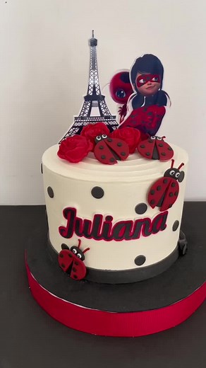 Pastel Ladybug Cake Designs for Miraculous Birthday Parties