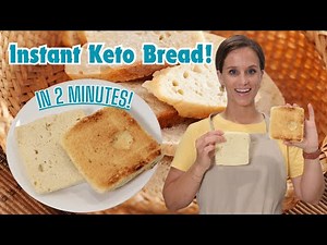 Instant KETO Bread! In Just 2 minutes!!!🍞