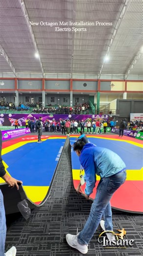 Pranab Gogoi on Instagram: "New Octagon Mat installation Process / Electro Sports . . . . . . . . . . #octagon #taekwondo #mat #worldtaekwondo #reelkarofeelkaro #learning #tkd #schoolgames"