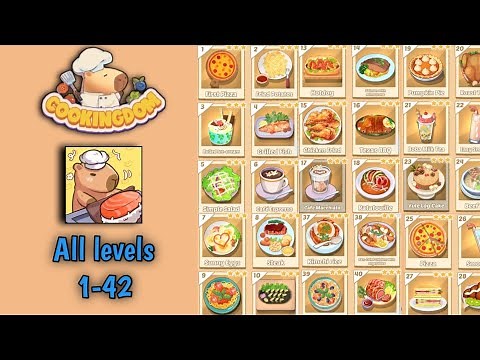 Cookingdom Cook & Chill All levels 1-42 Walkthrough Solutions