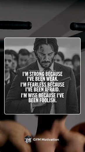 Strength doesn’t come from being untested. It’s built from overcoming weaknesses, facing fear, and learning from mistakes. Every challenge shapes us into something stronger, braver, and wiser. Don’t fear the struggles—embrace them, because they’re the foundation of your growth. 💥 #StrengthThroughStruggles #FearlessGrowth #WisdomInEveryFight | GYM Motivation