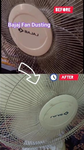 Bajaj Fan Dusting time