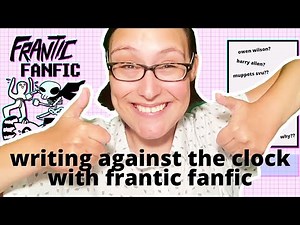 playing frantic fanfic as a pro writer // timed writing fun with frantic fanfic the GAME!