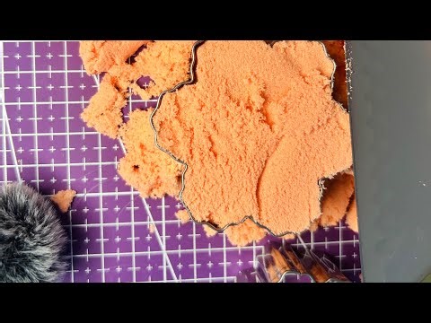 Very Satisfying Crunchy Kinetic Sand Cuts! #kineticsand #sandmentcrushing #kineticsandasmr #shortvid