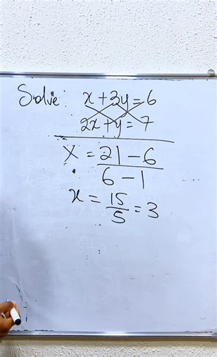9.2K views · 145 reactions | Simultaneous equation. #maths #STEM #equation #math | Maths with Esomnofu. | Facebook