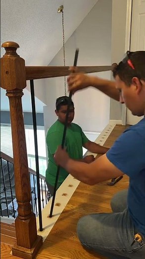 Iron balusters installation #foryou #home #subscribe #atlanta #wala