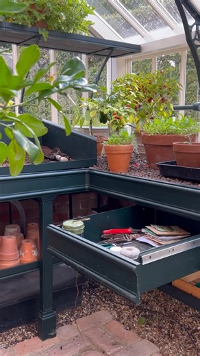 Alitex Glasshouses on Instagram: "For today’s #FeatureFriday, we’re introducing one of our newest products: The Under-bench drawer 👩🏼‍🌾 A greenhouse essential we only wish we’d created sooner, it’s designed to slide neatly beneath your greenhouse benching, providing a smart and convenient space to store those everyday gardening essentials without cluttering your workspace. From twine and gloves to seed labels and small tools, everything finally has its place 🪴 🔗 Tap the link in our bio to s