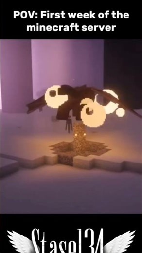 my first well serwer #minecraft #shorts #boom #server #survival #first #weekend