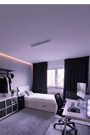 From an abandoned space to a clean minimalist gamer room 🎮 #beforeafter #timelapse