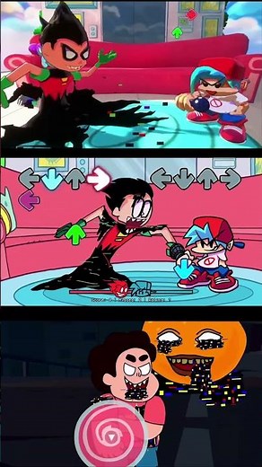 Friday Night Funkin' vs Robin Glitched 3D vs 2D - FNF GameMobile