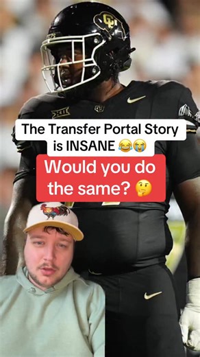 This college football transfer portal story with Jordan Seaton has fans up in arms.. but I would do the same tbh 😂 | Hail Mary Media
